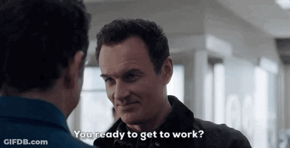Get To Work Julian McMahon FBI GIF