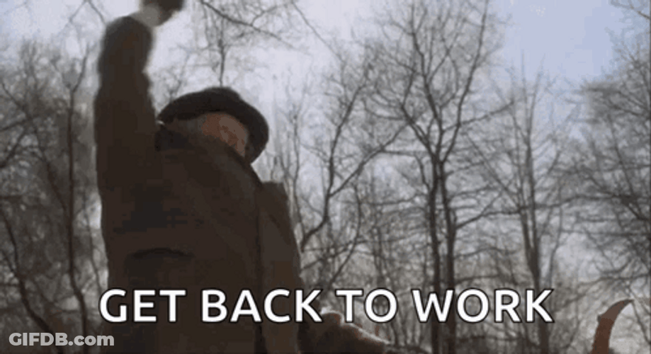 Get To Work Richard Attenborough Whips GIF
