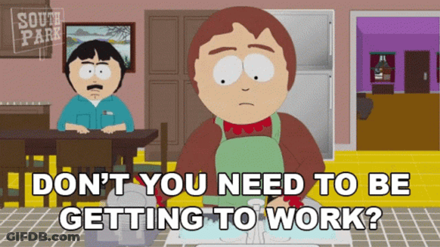 Get To Work Sharon Marsh South Park GIF