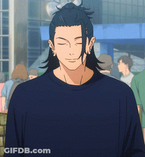 Geto Suguru Greeting Hello GIF