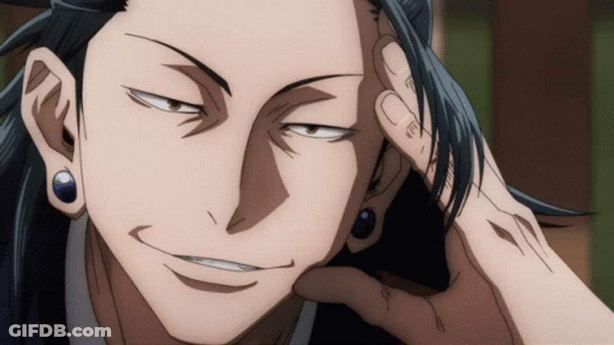 Geto Suguru Hands On His Head GIF