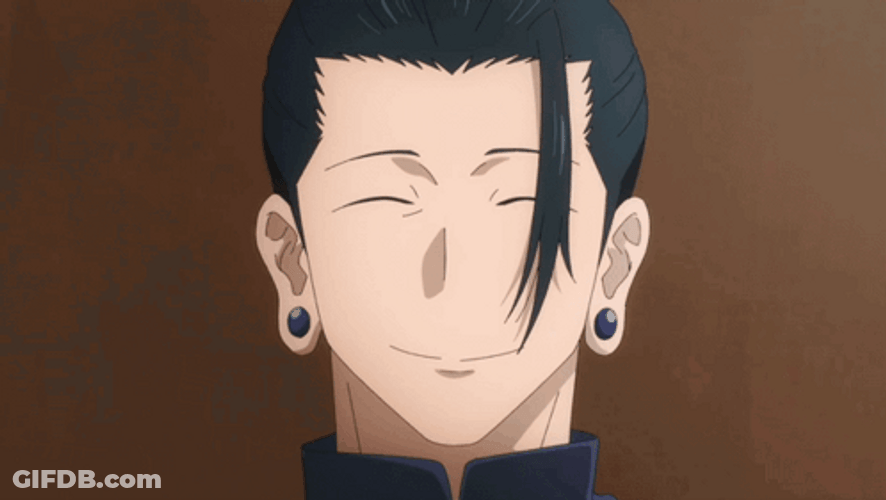 Geto Suguru Happy Face GIF