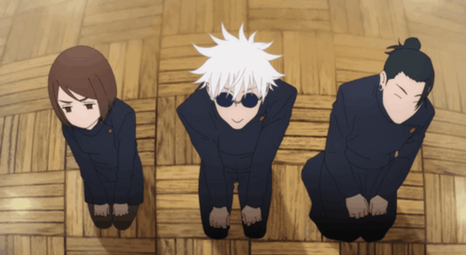 Geto Suguru Kneeling Down GIF