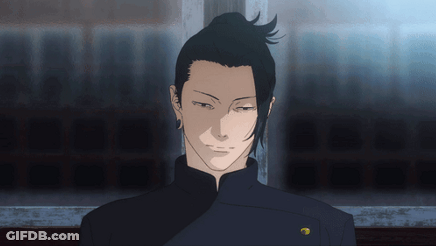 Geto Suguru Serious Stare GIF