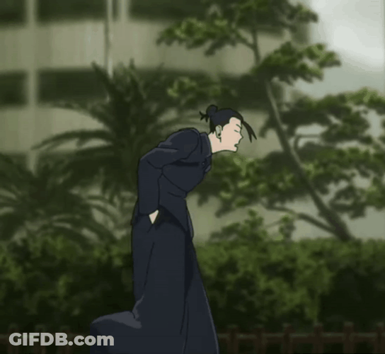 Geto Suguru Walking Tired GIF
