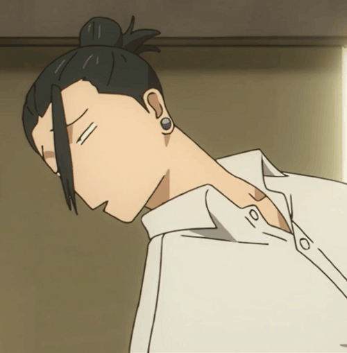 Geto Suguru Weird Face GIF
