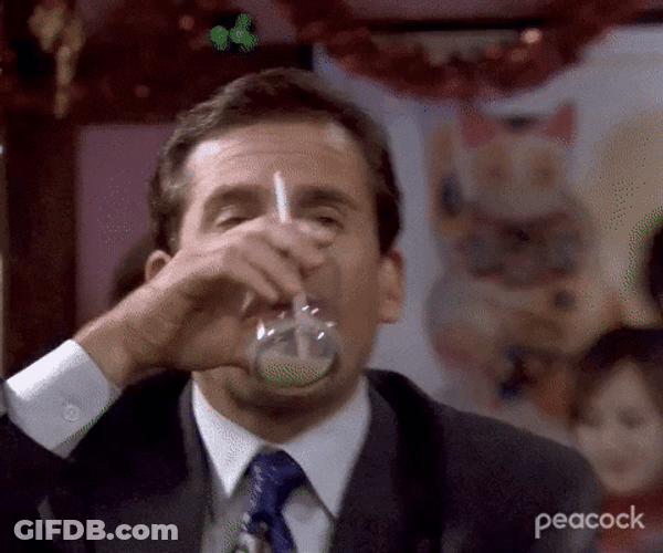 Getting A Shot On Work Party GIF