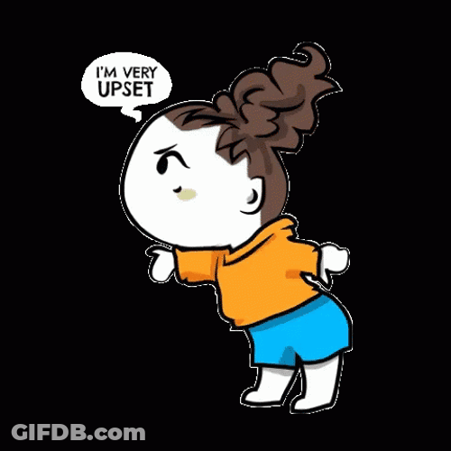 Getting Angry Upset Girl GIF