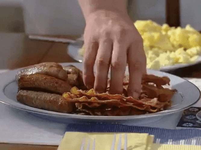 Getting Bacon For Breakfast GIF