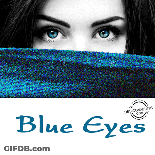 Getting Hypnotized By A Beautiful Blue Eyes GIF