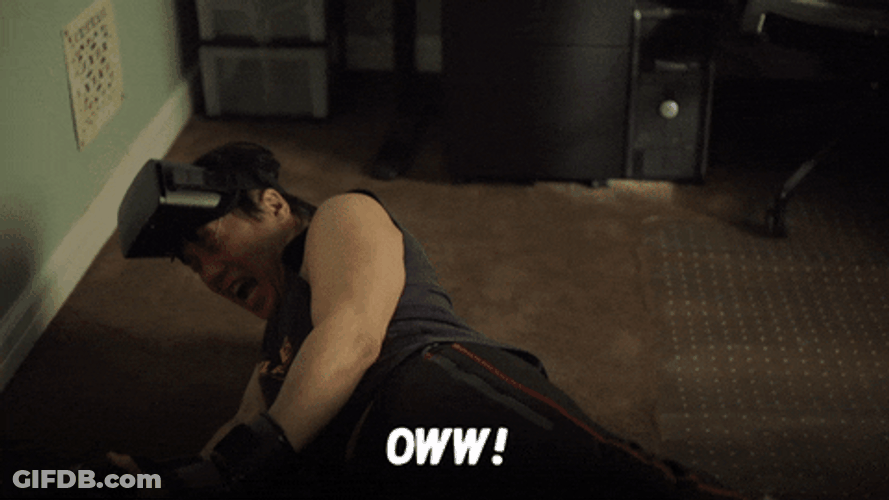 Getting Old Oww! Falling GIF