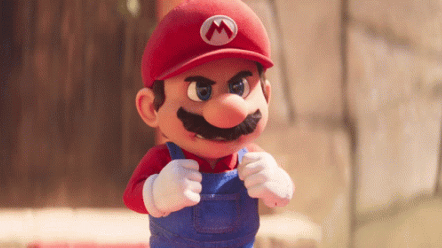 Getting Ready Mario Running GIF
