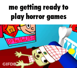 Getting Ready To Play Horror Games GIF