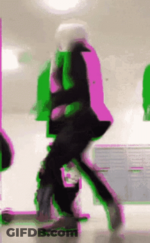 Getting Sturdy Up And Down Dance Step GIF