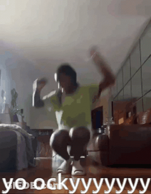 Getting Sturdy Vlogger Tiktok Dance GIF