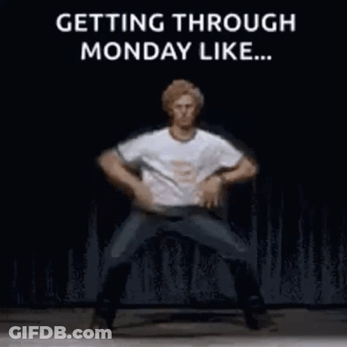 Getting Through Crazy Monday GIF