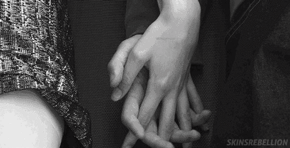 Gf And Bf Holding Hands GIF