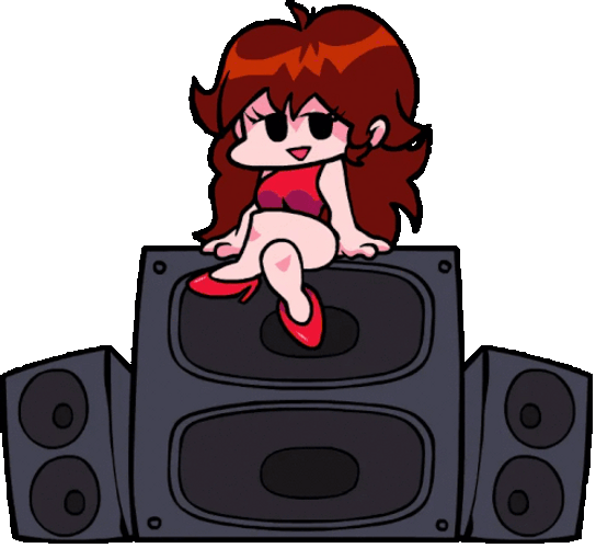 Gf Sitting On A Huge Speaker GIF