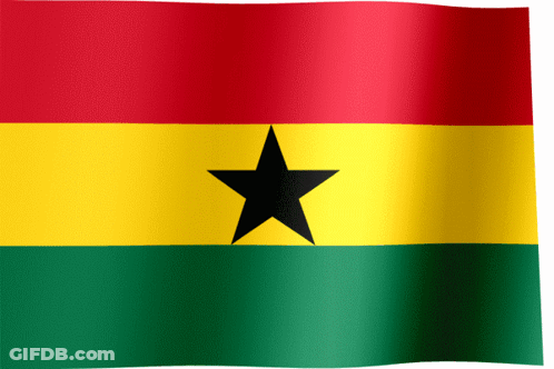 Ghana Flag Black Star GIF