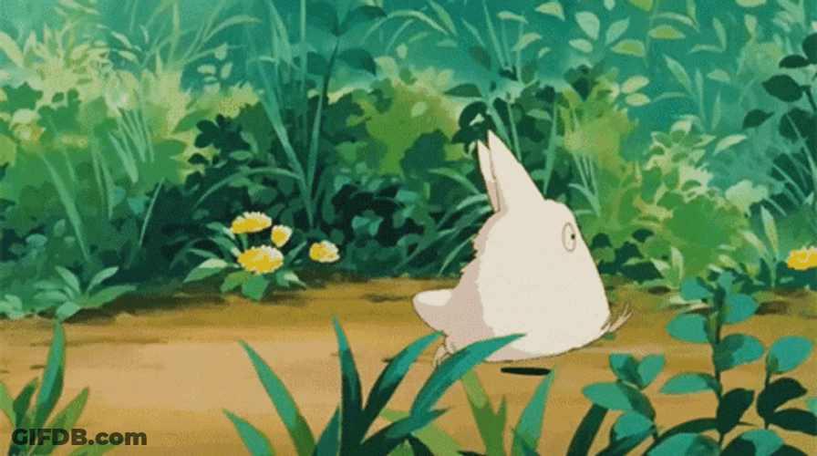 Ghibli Chibi Running Faster GIF