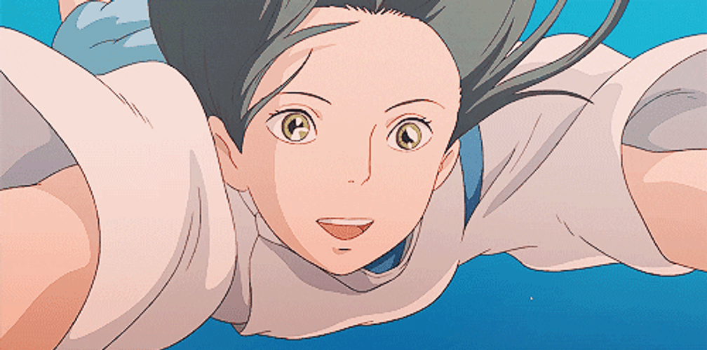 Ghibli Haku Is Flying GIF
