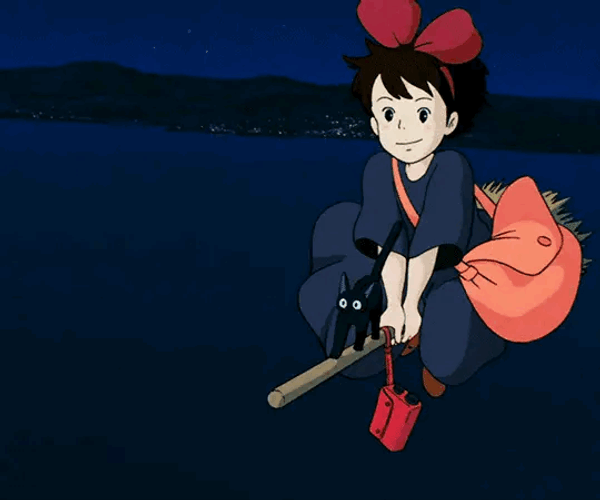 Ghibli Kiki's Flying GIF