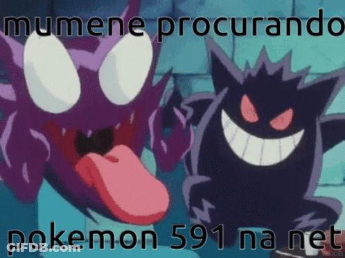 Ghost And Gengar Mumene Procurando Pokemon 591 Na Net GIF