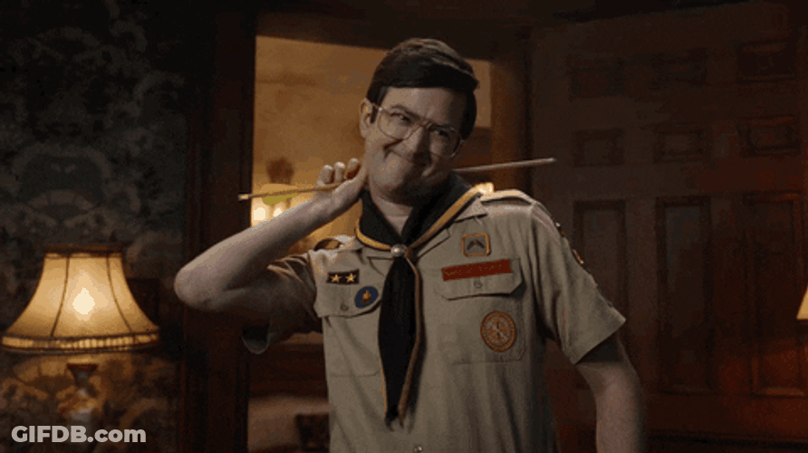 Ghost Character Removing Archery Bow GIF