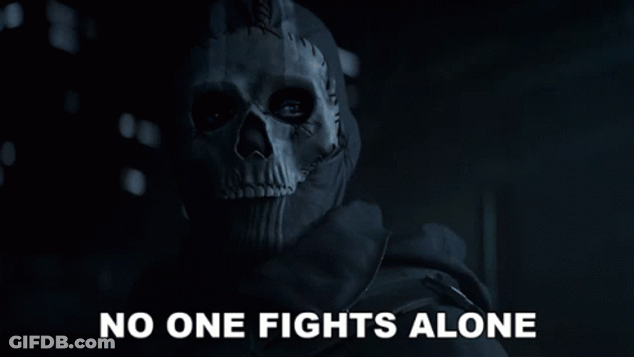 Ghost Cod No One Fights Alone GIF