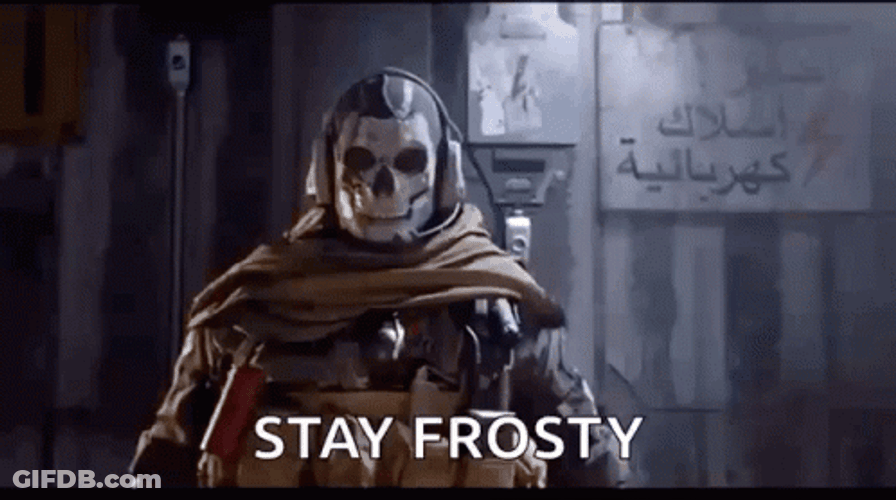 Ghost Cod Stay Frosty GIF