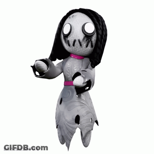 Ghost Doll With Businessfox Logo GIF