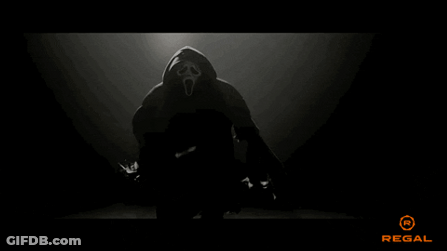 Ghost Face Attack GIF