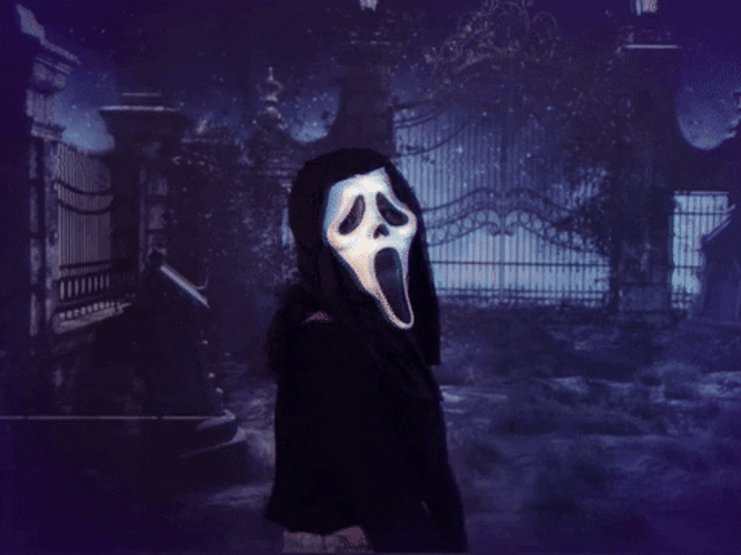 Ghost Face Grooving GIF