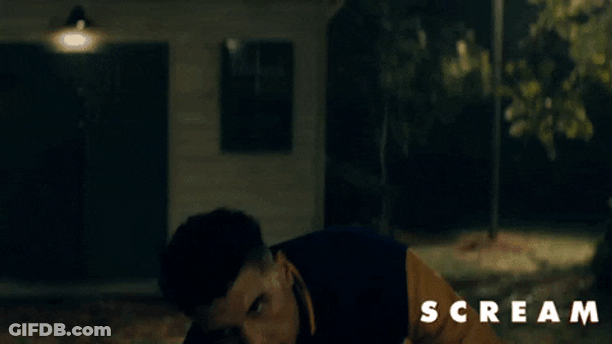 Ghost Face Is After You GIF