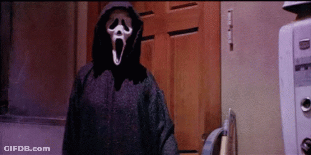 Ghost Face Searching GIF