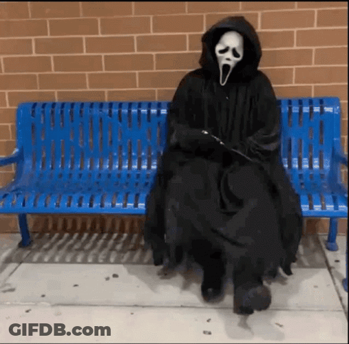 Ghost Face Tantrums GIF