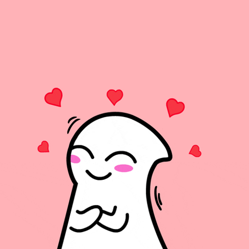Ghost Happy Valentines Day GIF
