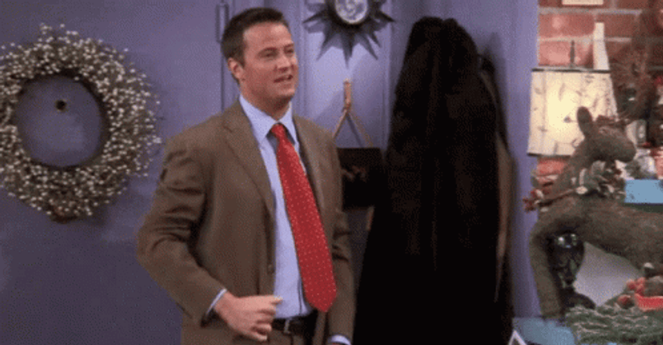 Ghost Hug Chandler Bing Friends Come Here GIF