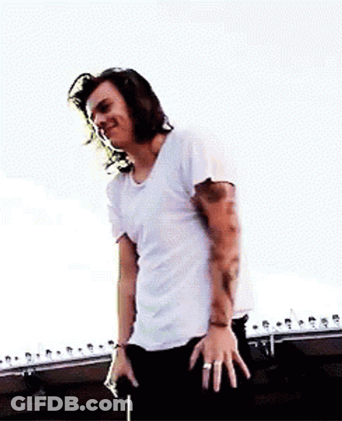 Ghost Hug Cute Harry Styles Smiling GIF