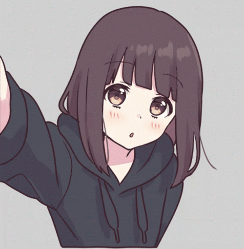 Ghost Hug Virtual Kiss Anime Girl Menhera Chan GIF
