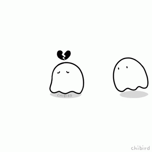 Ghost Hugging Funny Love GIF