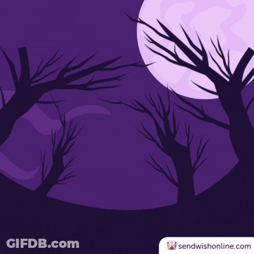 Ghost In Dark Forest GIF