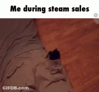 Ghost In Dark Room Me During Steam Sales GIF