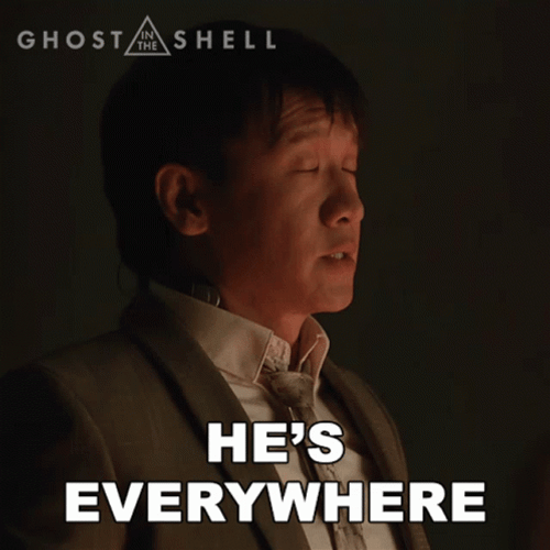 Ghost In The Shell Chin Han He's Everywhere GIF