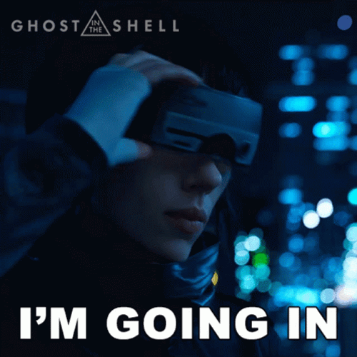Ghost In The Shell Movie Scarlett Going In GIF