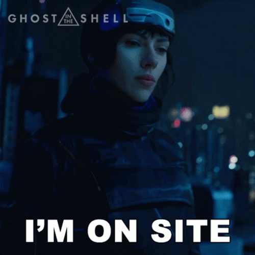 Ghost In The Shell Scarlett Johansson On Site GIF