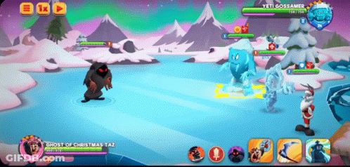 Ghost Of Christmas Taz GIF