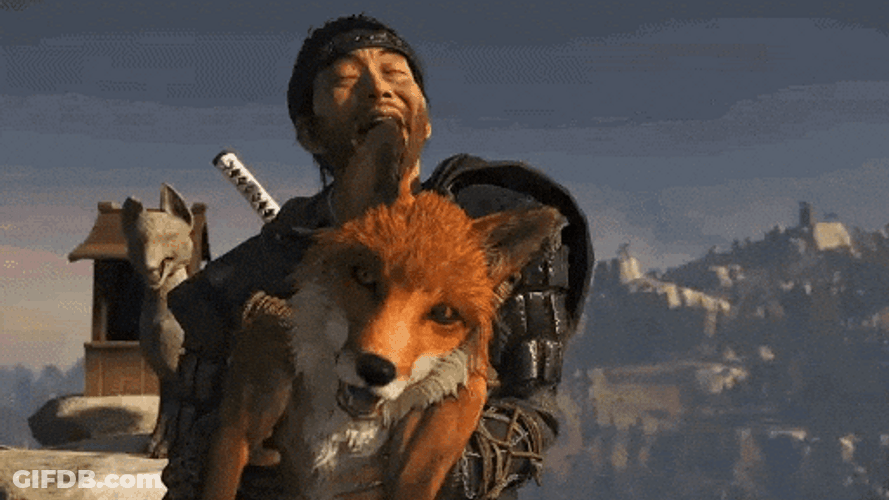 Ghost Of Tsushima Happy Dance Meme GIF