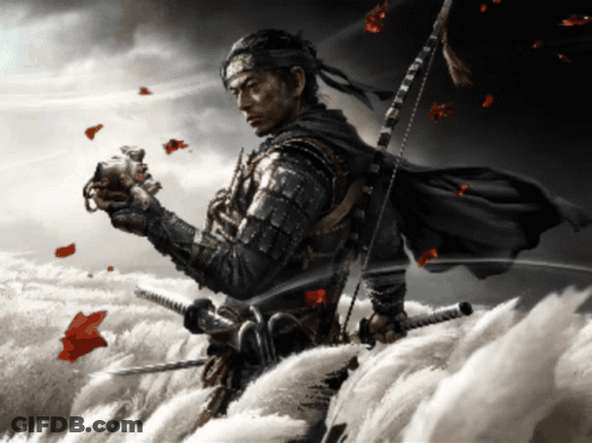 Ghost Of Tsushima Jin Sakai Animation GIF