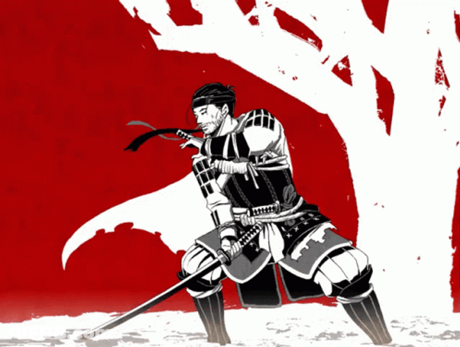 Ghost Of Tsushima Jin Sakai Art GIF